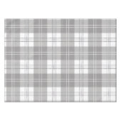 Zwart en wit buffelplaid tafelkleed (Voorkant (Horizontaal))
