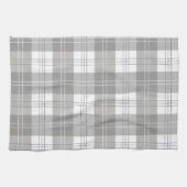 Zwart en wit buffelplaid theedoek (Horizontaal)