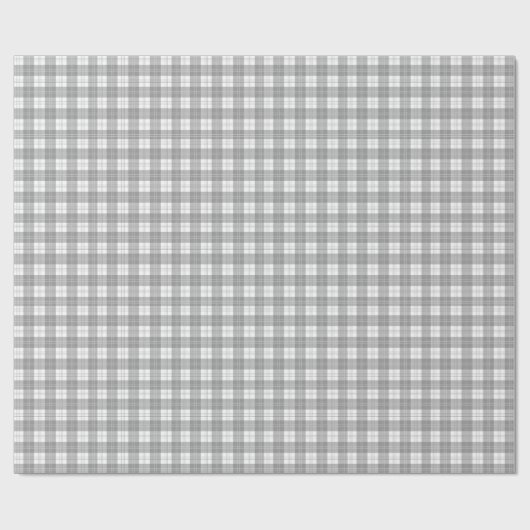 Zwart en wit buffelruit cadeaupapier (Vlak)