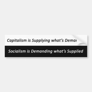 Zwart en wit bumpersticker