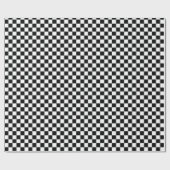 Zwart en wit cadeaupapier (Vlak)