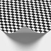 Zwart en wit cadeaupapier (Hoek)