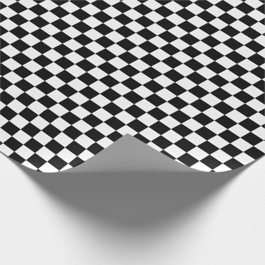 Zwart en wit cadeaupapier (Hoek)