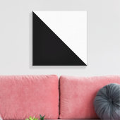 Zwart en wit canvas afdruk (Insitu (Woonkamer))