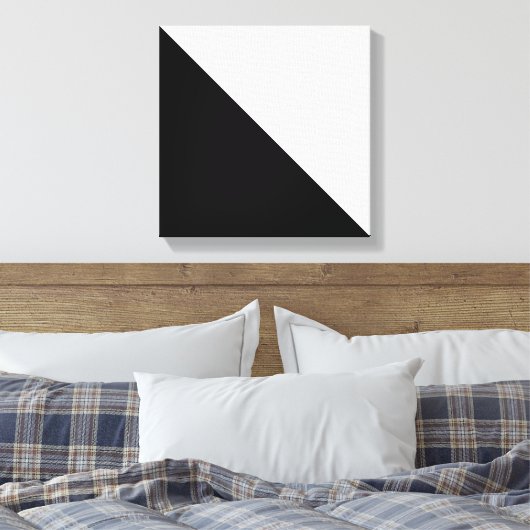 Zwart en wit canvas afdruk (Insitu (Slaapkamer))