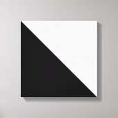 Zwart en wit canvas afdruk (Voorkant)