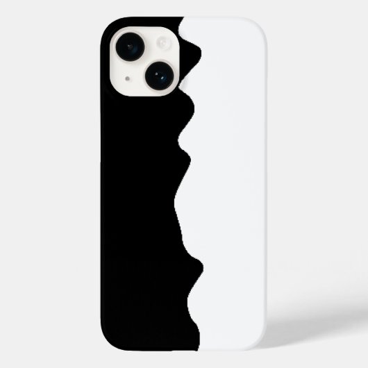ZWart en Wit Case-Mate iPhone Case (Achterkant)