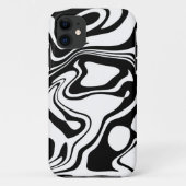 Zwart en wit Case-Mate iPhone case (Achterkant)