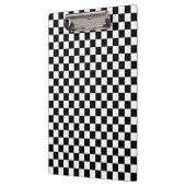 Zwart en wit Check patroon Klembord (Links)