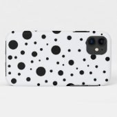 Zwart en wit cirkelontwerp Case-Mate iPhone case (Achterkant (horizontaal))