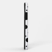 Zwart en wit cirkelontwerp Case-Mate iPhone case (Achterkant/rechts)
