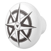 Zwart en wit compact ontwerp keramische knop (Rechts)