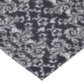 Zwart en wit damast patroon tafelkleed (Gekanteld)