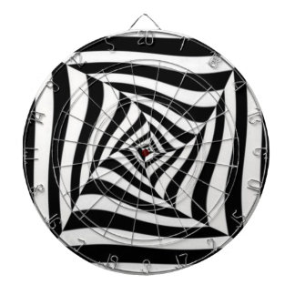 Zwart en wit dartbord