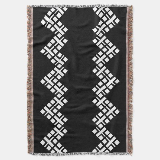 Zwart en wit deken (Voorkant Verticaal)