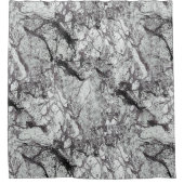 Zwart en wit design douchegordijn (Voorkant)