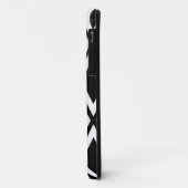 Zwart en wit diamantpatroon Case-Mate iPhone case (Achterkant/links)