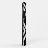 Zwart en wit diamantpatroon Case-Mate iPhone case (Achterkant/rechts)