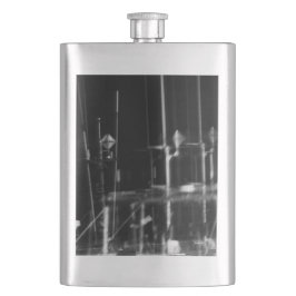 zwart en wit foto abstract heupfles