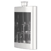 zwart en wit foto abstract heupfles (Links)