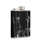 zwart en wit foto abstract heupfles (Rechts)