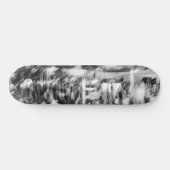 zwart en wit foto abstract persoonlijk skateboard (Horizontaal)