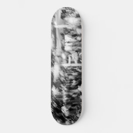 zwart en wit foto abstract persoonlijk skateboard