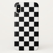 Zwart en wit gebarsten patroon Case-Mate iPhone case (Achterkant)