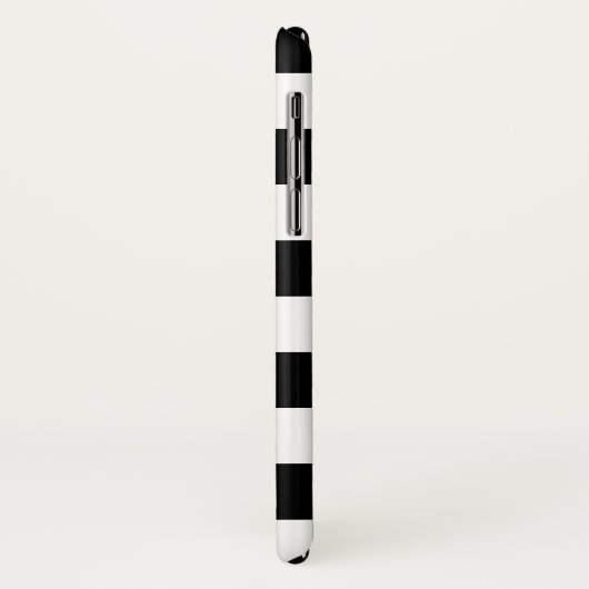 Zwart en wit gebarsten patroon Case-Mate iPhone case (Achterkant/links)