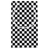 Zwart en wit Gecontroleerd design Klein Cadeauzakje (Achterkant)