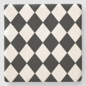 Zwart en wit Gecontroleerd Onderzetter (Voorkant)