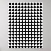 Zwart en wit gecontroleerd ontwerp poster (Voorkant)