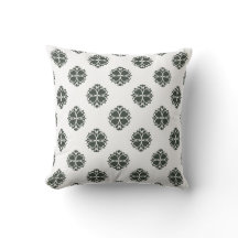 Zwart en wit geometrisch medaillon