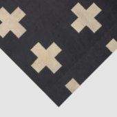 Zwart en wit gepatenteerd witboek tissuepapier (Detail)