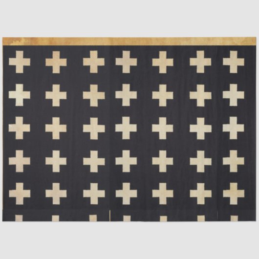 Zwart en wit gepatenteerd witboek tissuepapier (Voorkant)