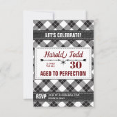 Zwart en wit geplakt over de heuvel kaart (Voorkant)