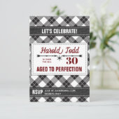 Zwart en wit geplakt over de heuvel kaart (Staand voorkant)