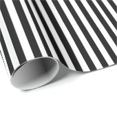 Zwart en wit gestreept papier voor het ompakken va (Rol Hoek)