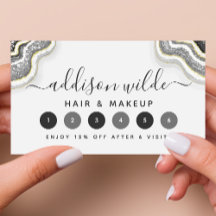 Zwart en wit glinsterende agaat geode luxe chic