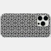Zwart en Wit Griekse Sleutel Case-Mate iPhone Case (Achterkant (horizontaal))
