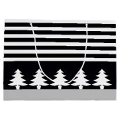 Zwart en wit groot cadeauzakje (Achterkant)