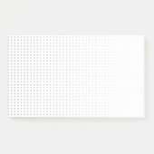 Zwart- en wit halftone Post-It-briefjes Post-it® Notes (Voorkant)
