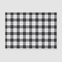 Zwart en wit herringbone tissuepapier