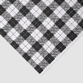 Zwart en wit herringbone tissuepapier (Detail)