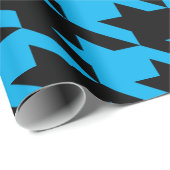 Zwart en wit Houndstooth patroon Inpakpapier (Rol Hoek)