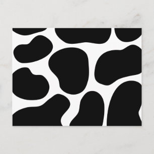 Zwart en wit inktpatroon. briefkaart