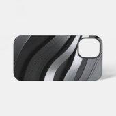 zwart en wit iPhone hoesje (Achterkant horizontaal)