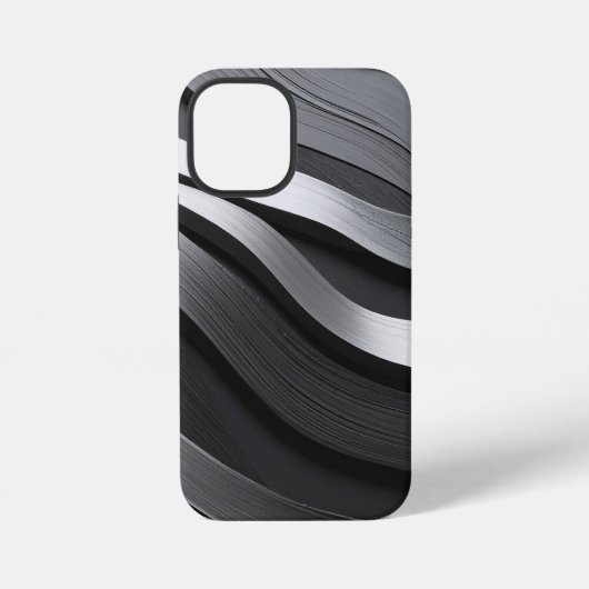 zwart en wit iPhone hoesje (Achterkant)