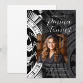 Zwart en wit kaart (Voorkant / Achterkant)