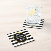 Zwart en wit kartonnen onderzetters (Insitu)